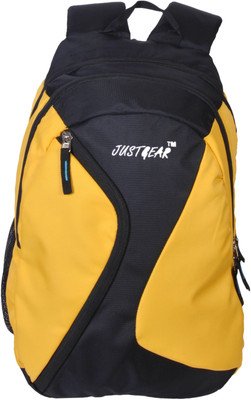 

JustGear JG_710_Black_Yellow 25 L Backpack(Black, Yellow), Black and yellow