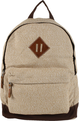 

Anekaant Basic 16 L Free Size Backpack(Beige)