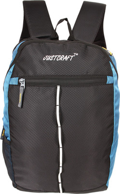 

Justcraft Joyo 25 L Laptop Backpack(Blue), Black and sky blue