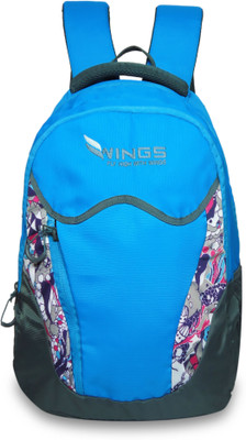 

Wings Legend Fancy Multipurpose College 30 L Backpack(Blue, Black), Black;blue