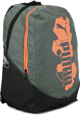 

Puma Pioneer Backpack(Multicolor), Grey and golden