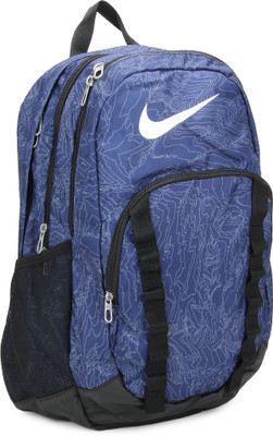 Nike Backpack(Black), Deep royal blue/black/white