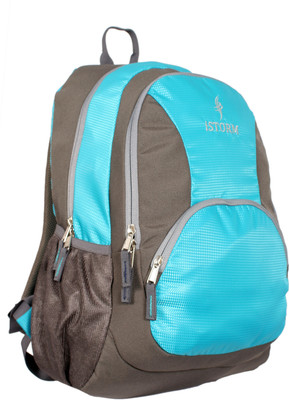 

Istorm Cube 25 L Medium Backpack(Green, Grey), Light green & grey