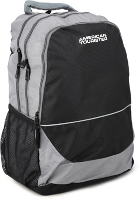 

American Tourister Code 15 Backpack(Grey, Black), Grey and black