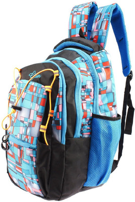 

Gleam Trendy Multicolour School & College Bag (Sky Blue & Black) 30 L Backpack(Blue)