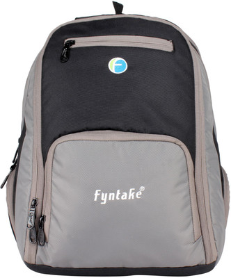 

Fyntake Fyntake ERAM1157 backpack j-BAG 30 L Laptop Backpack(Black), Black & grey