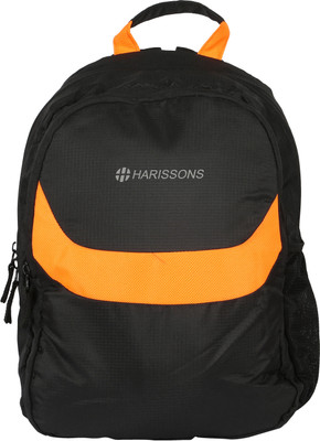 

Harissons Float 17 L Free Size Backpack(Black, Orange), Black;neon orange