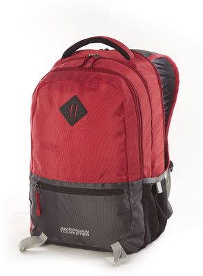 

American Tourister Zing 2016 004 Laptop Backpack(Black, Purple), Red