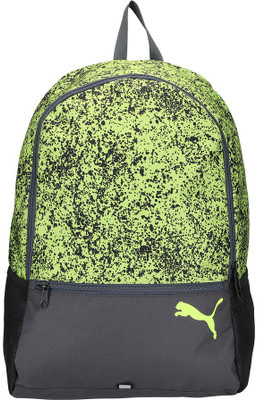 

Puma Alpha Backpack 15.9999999999999 L Laptop Backpack(Green, Black), Safety yellow-speckle