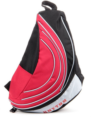 

Rhythm Single Strap Cross Body 6.5 L Small Backpack(Red, Black), Red- h 7