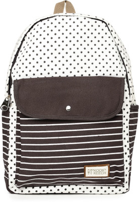 

Kook N Keech Premium 2.2 L Backpack(Brown, White)