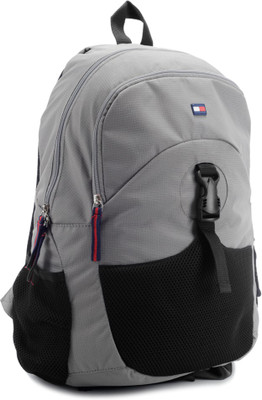 

Tommy Hilfiger Biker Club Hooker Backpack(Black, Grey)