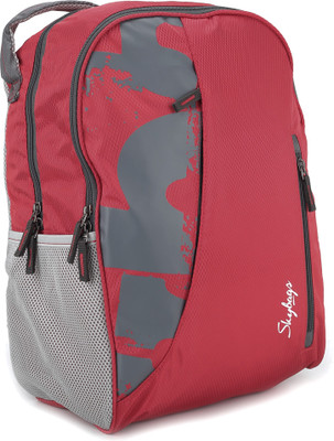 

Skybags Surf 02 Backpack(Grey, Red)