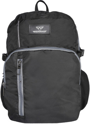 

AEROBAG Hurricane 30 L Backpack(Grey), Black