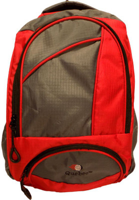 

Quebec TOURISTER BAG 20 L Backpack(Red, Grey), Grey;red