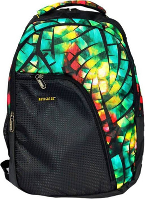 

Disha Enterprises casual backpack 15 L Backpack(Multicolor), Black;multi colour