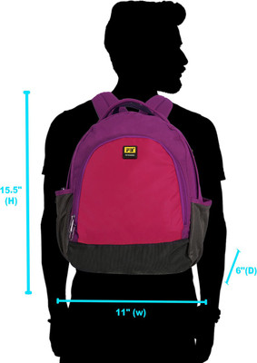 

FB Fashion SB-526 17 L Small Backpack(Pink)