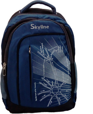 

Skyline 058 21 L Laptop Backpack(Blue), Navy blue