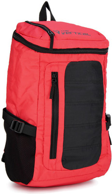 

The Vertical VITALITY 25 L Laptop Backpack(Red, Black)