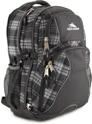 

High Sierra Swerve Laptop Backpack(Black, Grey), Grey/mcurry /c coal