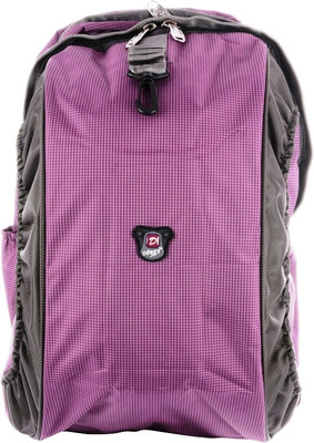 

Donex Mosca 22 L Medium Backpack(Purple, Grey), Grey;purple