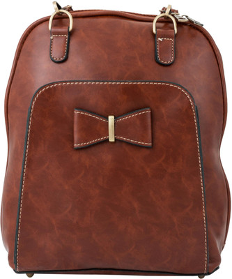 

20 Dresses A Pretty Brown Bow 2.5 L Regular Backpack(Brown)