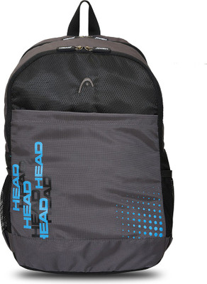

Head Booster 21 L Laptop Backpack(Grey, Black), Dark grey & black