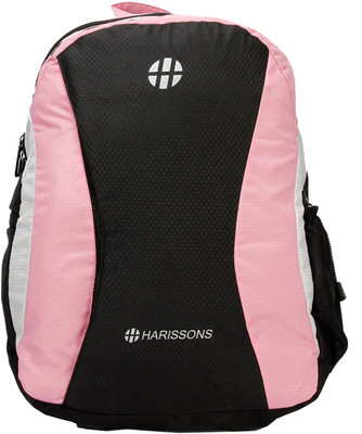 

Harissons Zest 34 L Free Size Backpack(Pink, Black), Black;pink
