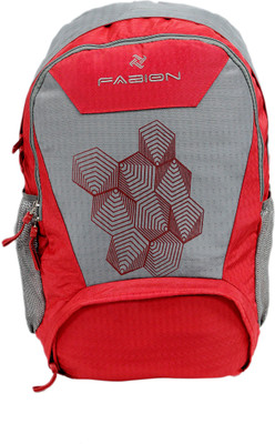 

Fabion 1848 24 L Backpack(Red), Red n grey