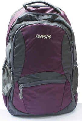 

Travolic Fame 2.5 L Medium Backpack(Multicolor), Purple