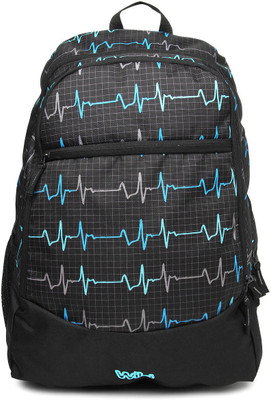 

Wiki by Wildcraft Turbo Blue 20 L Large Backpack(Black)
