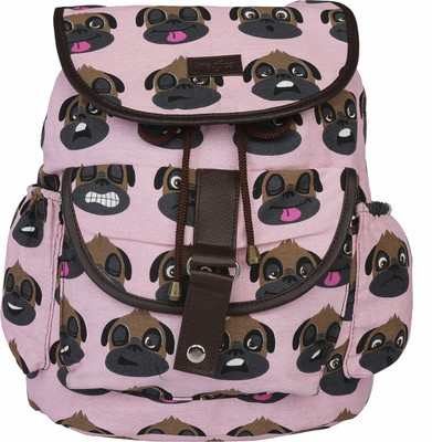 

Imagica Allover Bow Wow Character Printed Backpack 17.5 L Backpack(Multicolor), Pink