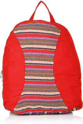 

Anekaant Whimsical 11 L Backpack(Red), Brown;red