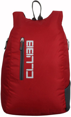 

Clubb College Casual Canter 18 L Backpack(Red, White), Red & grey