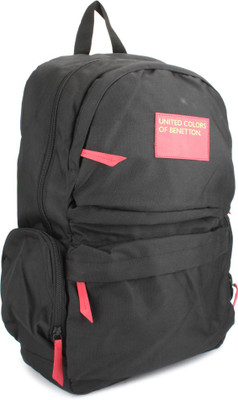 

United Colors of Benetton A03-Basic Backpack(Black), 904