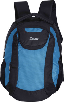

Zwart Cosmo 25 L Free Size Backpack(Black, Blue)