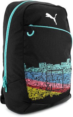 

Puma Graffiti Backpack(Black), Black waterfall and multi color