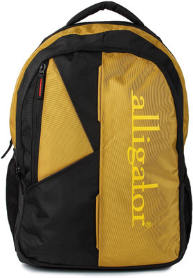 

Alligator ALBP4002 Black Yellow 28 L Backpack(Black, Yellow), Alligator black yellow