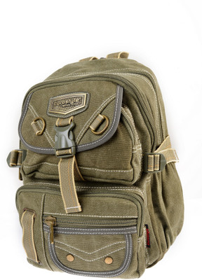 

Eurostyle Canvas Series 2.14 L Free Size Backpack(Khaki), 12013