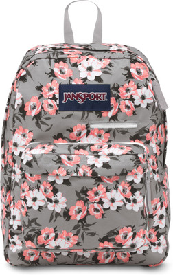 

JanSport Digibreak 25 L Laptop Backpack(Multicolor), Coral sparkle pretty posey