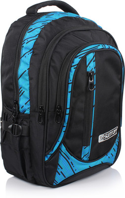 

Suntop Stp 325 25 L Medium Laptop Backpack(Black, Blue), Black;blue print