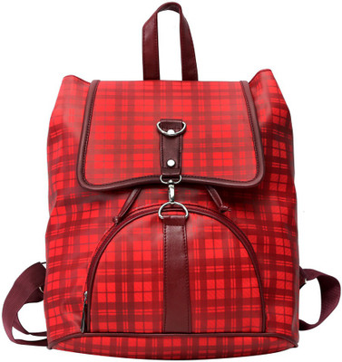 Hawai Casual Smart 14 L Medium Backpack(Red)
