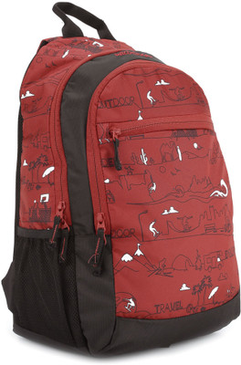 

Wildcraft Ski LD 27 L Backpack(Red, Black)