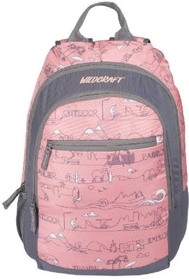 

Wildcraft Ski Ld 24 L Backpack(Pink), Peach n grey