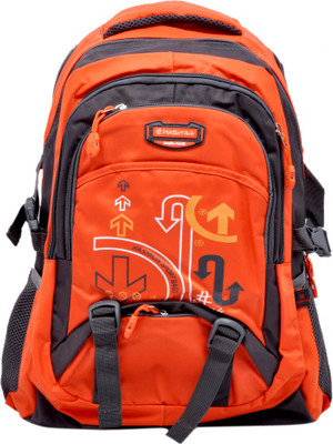 

Hashtag Snazee 3.8 L Backpack(Orange, Black), Black;orange