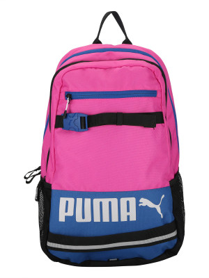 

Puma Deck 24 L Laptop Backpack(Pink, Blue), Rose violet-true blue