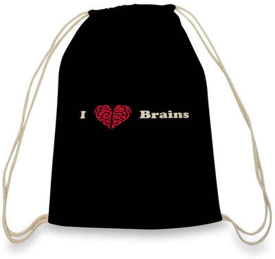 

ColorPlus Funny Quotes Drawsting Bag002 3 L Regular Backpack(Black, Red, White)