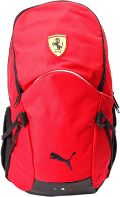 

Puma Ferrari Replica 25.5 L Free Size Backpack(Red, White, Black), Rosso corsa;white and black