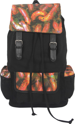 

Kanvas Katha Fritzi Fashion Oversized 20 L Backpack(Black), Multicolor