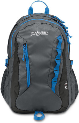 

JanSport Agave 32 L Backpack(Grey, Blue), Forge grey